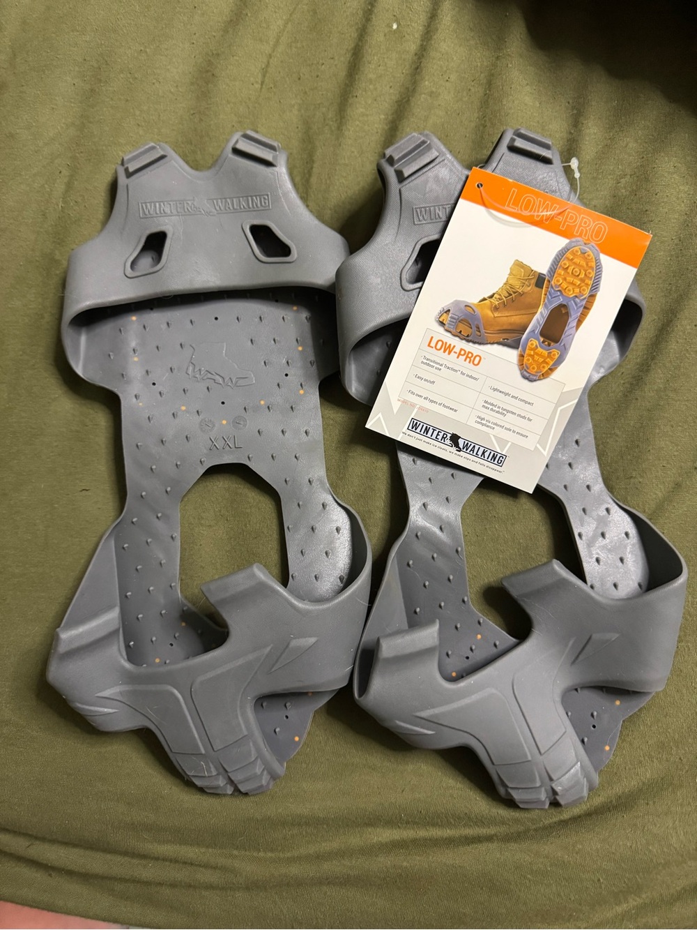 LOW-PRO Winter Walking Boot Ice Cleats